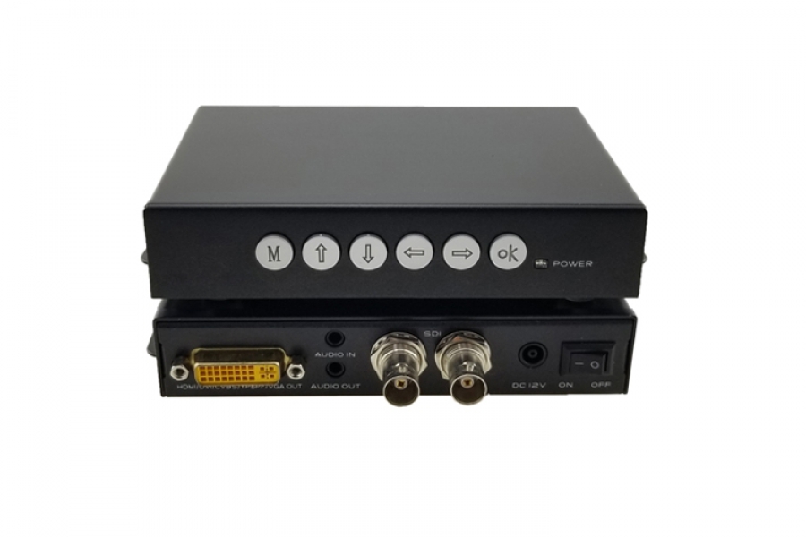 SDI转HDMI/DVI/VGA/分量/RGB/CVBS/AV