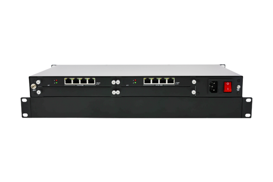 8口LED专用光纤收发器